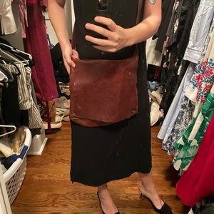 Il Bisonte small leather messenger bag